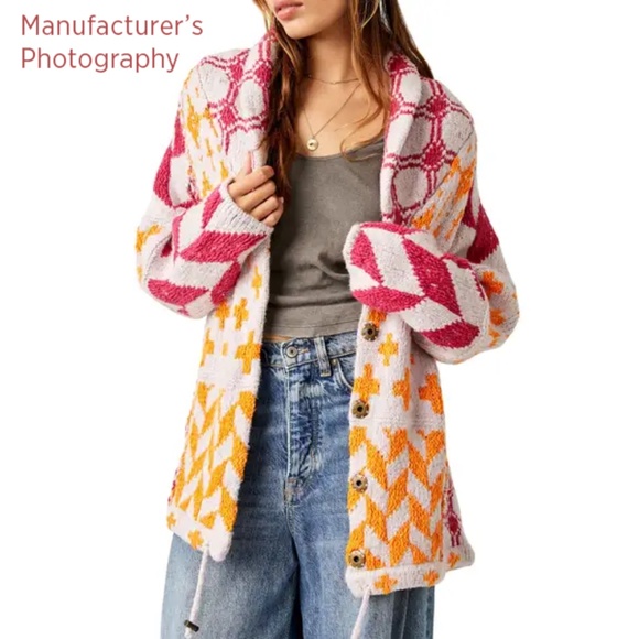 Free People Bright & Optimistic Cardigan - XS - Picture 2 of 16